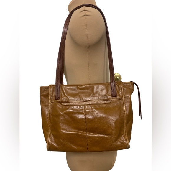 HOBO Bags Hobo Vintage Hide Collection Brown Genuine Leather Top Zip Tote Bag Poshmark